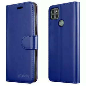 For Motorola Moto G9 Power Phone Case Leather Wallet Flip Folio Stand View Cover - Picture 1 of 72