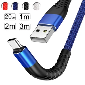 6 ft 10 ft USB Type C Data Cable Fast Charging Cord for Samsung S24 S23 S22 S21 - Picture 1 of 15