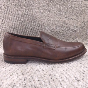 Allen Edmonds Wooster Street Loafers Mens Size 9 D Slip On Brown Leather Penny - Picture 1 of 15