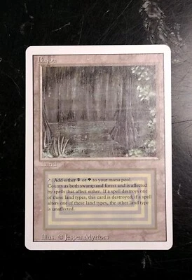 Bayou Dual Land  Unplayed Revised RARE Magic The Gathering MTG 1993 HOT🔥 KEY🗝 - Image 1 of 4