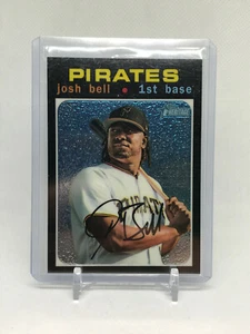 2020 Topps Heritage Chrome Josh Bell #THC-422 Pirates /999 - Picture 1 of 2