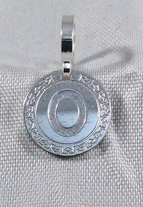 SCHMUCK OKTAVIANER-ROM-REBECCA- 925 SILBER ANHÄNGER MIT BUCHSTABE O - Bild 1 von 1