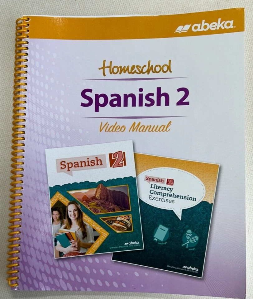 Abeka Homeschool Spanish 2 Video Manual, 2022 - Image 1 of 1