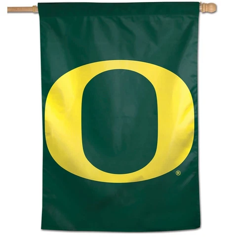OREGON DUCKS "O" 28"X40" BANNER FLAG BRAND NEW WINCRAFT 🦆 Cover