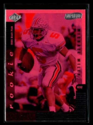 1999 Collector's Edge Supreme Michael Wiley #166 Pink Production Error FX4165 - Image 1 of 2