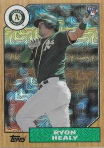 Topps Ryon Healy RC 1987 2017 Topps paquete plateado cromado - Oakland Athletics - - Imagen 1 de 1
