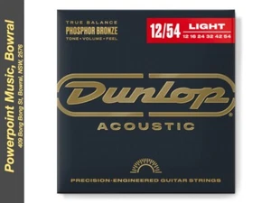 Dunlop 12-54 Phosphor Bronze Acoustic Guitar Strings Light DAP12 - Picture 1 of 4