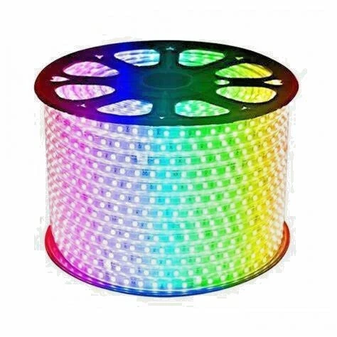 STRISCIA STRIP LED BOBINA SMD 5050 RGB SPINA 220V BIANCA TUBO ESTERNO 1 A 100 M - Immagine 1 di 1