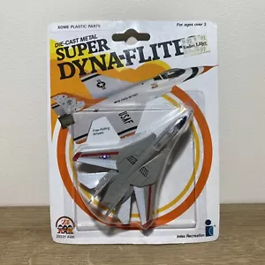 Zee Toys Super Dyna-Flites F-14A Tomcat Diecast Die-cast Metal Airplane 1983 New - Picture 1 of 4