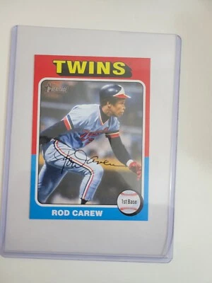 2024 Topps Heritage Oversized Box Topper Loader Rod Carew - Image 1 of 2