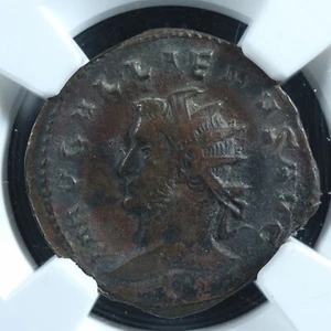 Gallienus Antoninianus 258-259 Mediolanum NGC VF RIC 380L Diana Hound - Picture 1 of 4