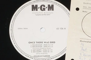 CHARLIE PARKER -Once There Was Bird- LP MGM Promo Archiv-Copy mint - Picture 1 of 1