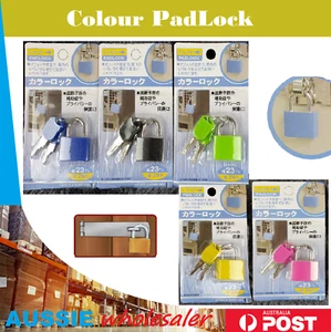 Luggage Locks Colour Padlock Travel Suitcase Lock with 2keys - Picture 1 of 3