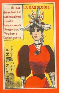 MARSEILLE (13) CHROMO " AU BON GÉNIE / EUGENE WEILL " NASOLOGIE / ÉTUDE DU NEZ - Bild 1 von 2