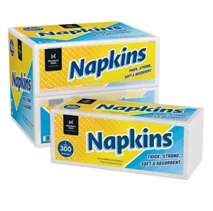 Member's Mark 1-Ply Everyday Napkins, 11.4" x 12.5" 4 pk., 300 ct. per pack 1200 - Picture 1 of 7