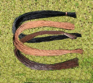 Lederband Lederbänder Lederschnur Lederriemen Ziegenleder 1 Meter 10 Stk 2 mm - Bild 1 von 5