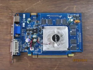 PNY NVIDIA GeForce 8500 GT 512 MB DDR2 DVI VGA Graphics Card PCIE - Picture 1 of 3