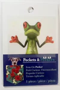POCKETS & PEEKERS Transferencia Peeker Planchada - RANA - Imagen 1 de 1