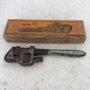 Vintage 10” Inch Pipe Wrench Made In Germany Spear Point No 12774 Tools w Box - Picture 1 of 4