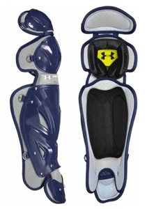 Under Armour Erwachsene Pro Catcher Beinschützer 16,5 Zoll Navy - Bild 1 von 2