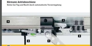 Hörmann Laufschiene kurz - Führungsschiene - K-Schiene 2 tlg. FS2-K - Bild 1 von 3