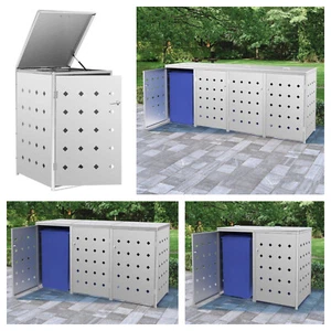 Mülltonnenbox Mülltonnenverkleidung Mülltonnenhaus Abfallbehälter Container - Bild 1 von 47