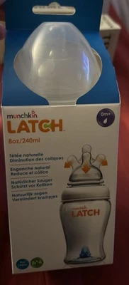 Biberón Munchkin LATCH 8 OZ 240 ml 0 m+ Nuevo en caja Foto 1 de 4