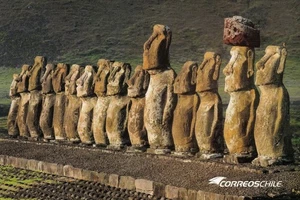 Chile 2024 PC A1 Isla de Pascua Moais Rapa Nui - envío a EE. UU. no disponible - Imagen 1 de 2