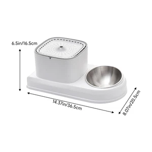 2-In-1 Pet Feeder and Water Dispenser for Cats and Dogs - Picture 1 of 10