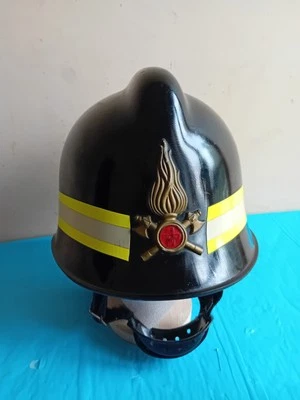 Casco Elmetto Pompieri MISPA (TO) vintage 1972 - Immagine 1 di 4