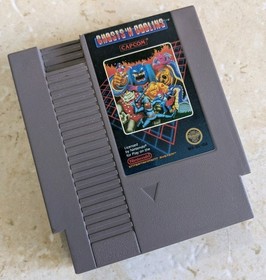 Ghosts N Goblins Nintendo NES - Tested, Works - Minor Label Damage