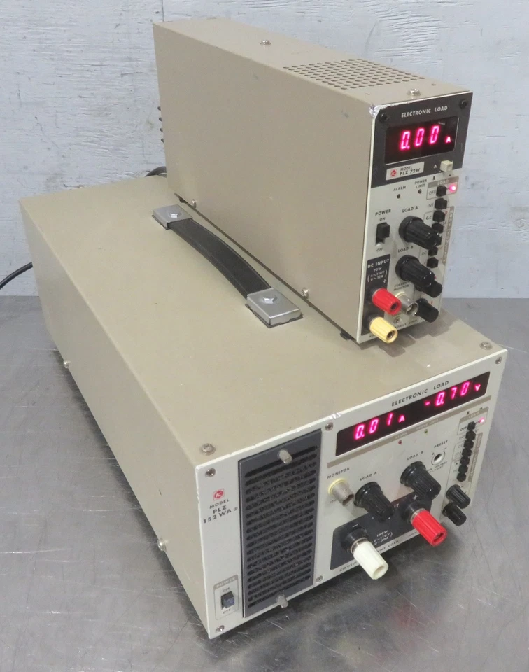 T201144 Lote 2 Kikusui Carga Electrónica PLZ 72W (70W, 30A) + PLZ 152WA (150W, 12A) Foto 1 de 4