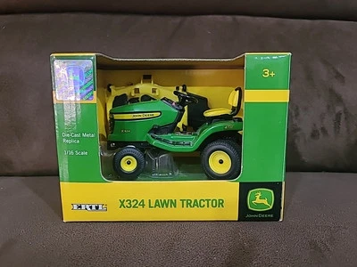 2018 John Deere ERTL Lawn Tractor 1/16 Scale Die Cast X324 With Mower New NIB - Image 1 of 4