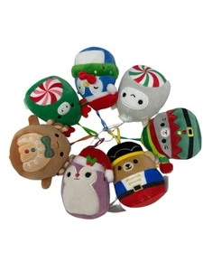 7er Set Squishmellows Weihnachten 3,5" Clip On - Bild 1 von 9