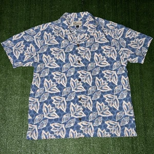 Camisa Patagonia Pataloha Para Hombre XL Azul Naranja Tropical Floral Hawaiana - Imagen 1 de 7