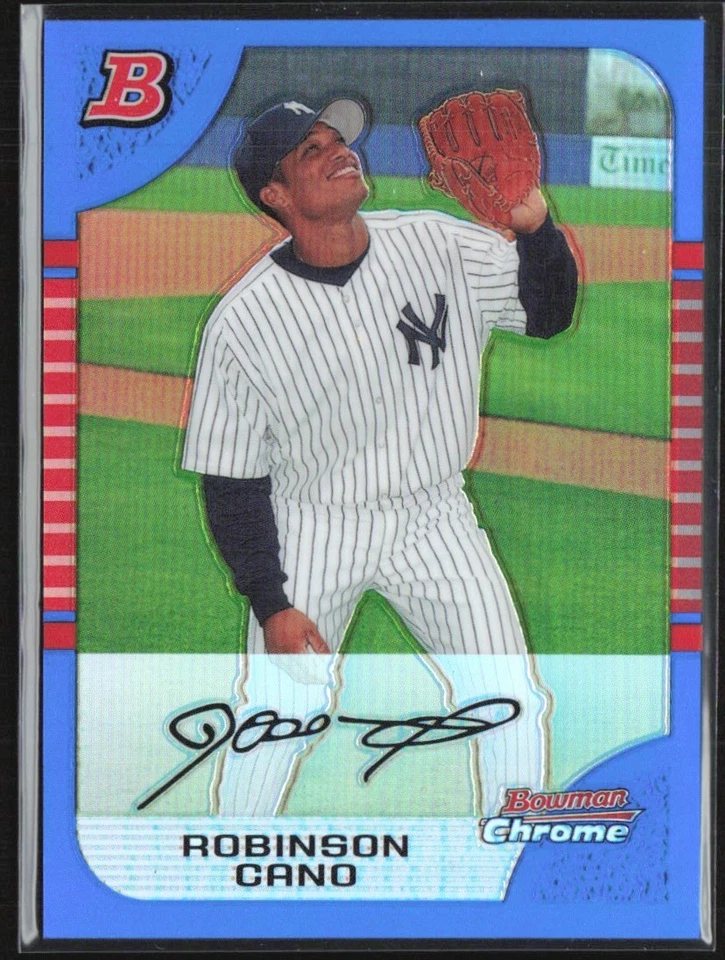 Robinson Cano 2005 Bowman cromo refractor azul/150 #BDP20 New York Yankees Foto 1 de 2