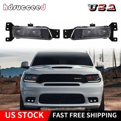 Par de luces antiniebla de parachoques para Dodge Durango SRT 2018-2022 2023 LED DRL lámpara de conducción Foto 1 de 4