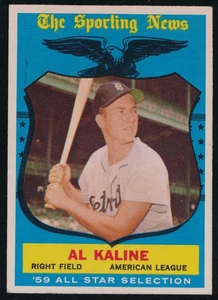 1959 Topps #562 Al Kaline Detroit Tigers EX-MT bien centrado - Imagen 1 de 2
