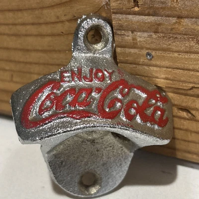 Vintage Coca-Cola Wall Mount Bottle Opener "Enjoy Coca Cola"  - Image 1 of 4
