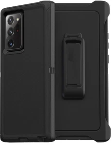 New LUX Tech Case For Samsung Galaxy Note 20 Ultra 5G Defender Case - Black - Picture 1 of 5