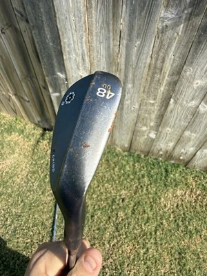 Cuña de palo de golf Titleist 48 8 grados rebote F moler eje de acero rígido diestro Foto 1 de 4