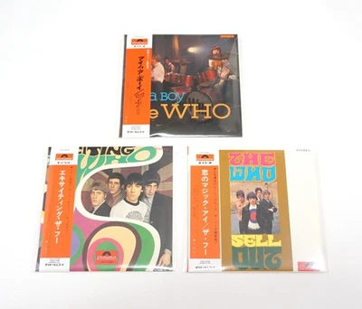 The Who - Mini LP CD 3 Titles Set Replica Paper Sleeve Retro Polydor Obi Japan Foto 1 de 4