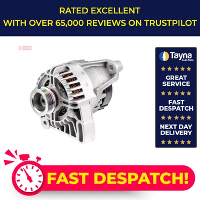 Alternator fits FIAT GRANDE PUNTO 199 1.4 2005 on Denso 51727333 51859044 New - Image 1 of 4