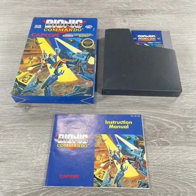 Capcom Bionic Commando for Nintendo NES Complete In Box w/ Protector. - Image 1 of 4