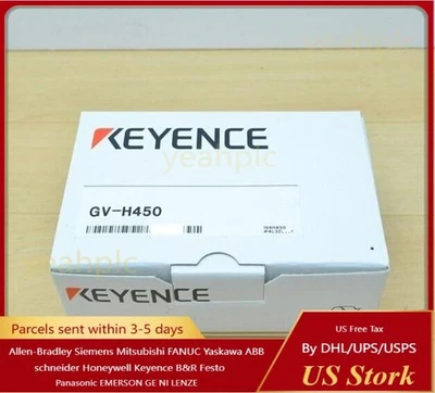 NEW KEYENCE GV-H450 LASER SENSOR HEAD JAPAN - Image 1 of 4