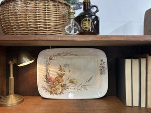 VTG Royal Ironstone China A.J. Wilkinson England Floral Platter Tray Beautiful - Picture 1 of 12