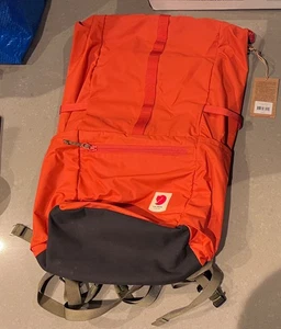 NEW Fjällräven High Coast Foldsack 24 Backpack Bergshell NWT Rowan Red - Picture 1 of 3