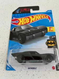 2021 hot wheels #181 batman batmobile the batman movie gloss black A44 - Picture 1 of 2