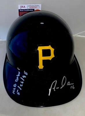 Aramis Ramirez signed Pittsburgh Pirates F/S Souvenir Batting Helmet W/ Insc JSA - Image 1 of 3