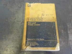 Caterpillar CAT 953 LGP Track Loader Parts Manual SEBP1431 - Picture 1 of 8